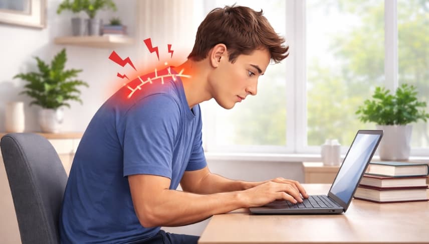Fix Neck Pain Caused by Bad Screen Posture