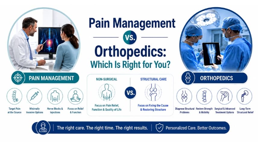 Pain Management vs. Orthopedics